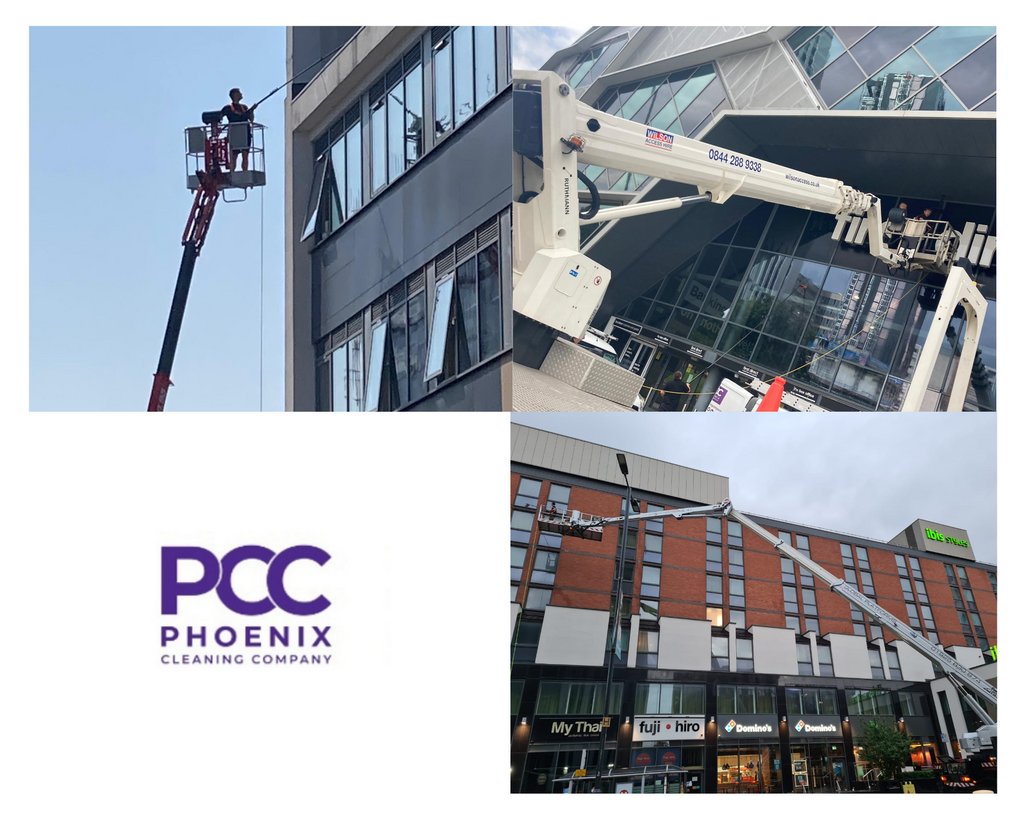 PhoenixPCC1's tweet photo. PCC - CLEANING USING A CHERRY PICKER

Our qualified team can operate cherry pickers and scissor lifts to carry out any commercial cleaning work including Signage Cleaning, Window Cleaning, Cladding Cleaning
https://t.co/B4SYnZTcN1
#signagecleaning #windowcleaner #claddingcleaninG https://t.co/NckuhrlgQc