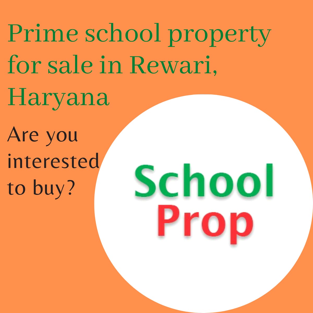 on Twitter "Prime school property for immediate sale in