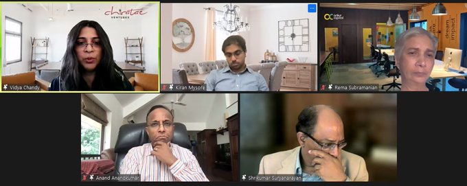 SankalpForum's tweet photo. The panel of leaders at the session' Deep-tech in India: Driving Structural Impact for an Inclusive Society '

At #SankalpGlobal2021 Day 1 we are bringing in panelists who will explore both investment opportunities &amp; challenges present in the deep-tech sector. https://t.co/bBaAvCoam2