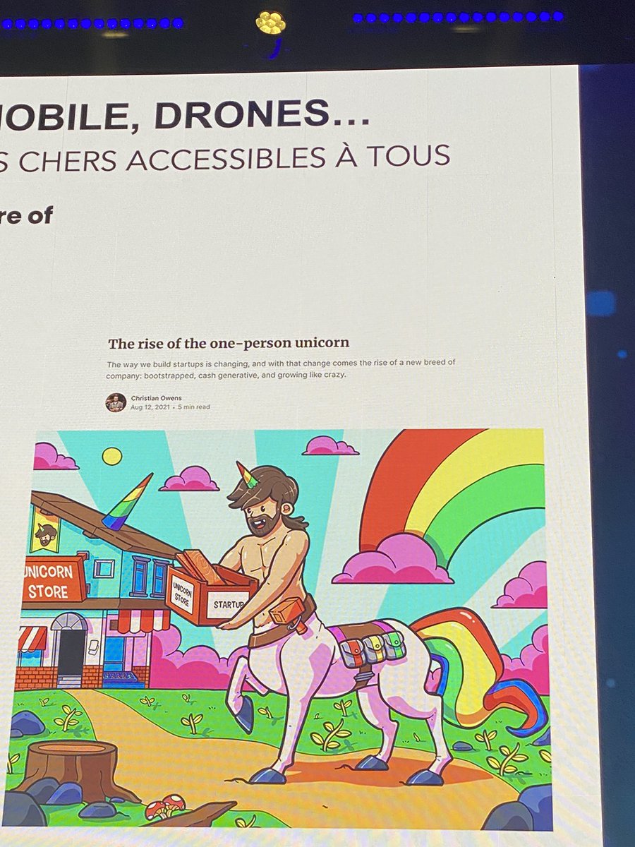 #MBADMB en conclusion <a href="/emmanuelvivier/">Emmanuel Vivier</a> nous suggère que dans la #TransfoNum #NextEconomy  la prochaine #Licorne c’est….vous :-) 
#HUBFORUM