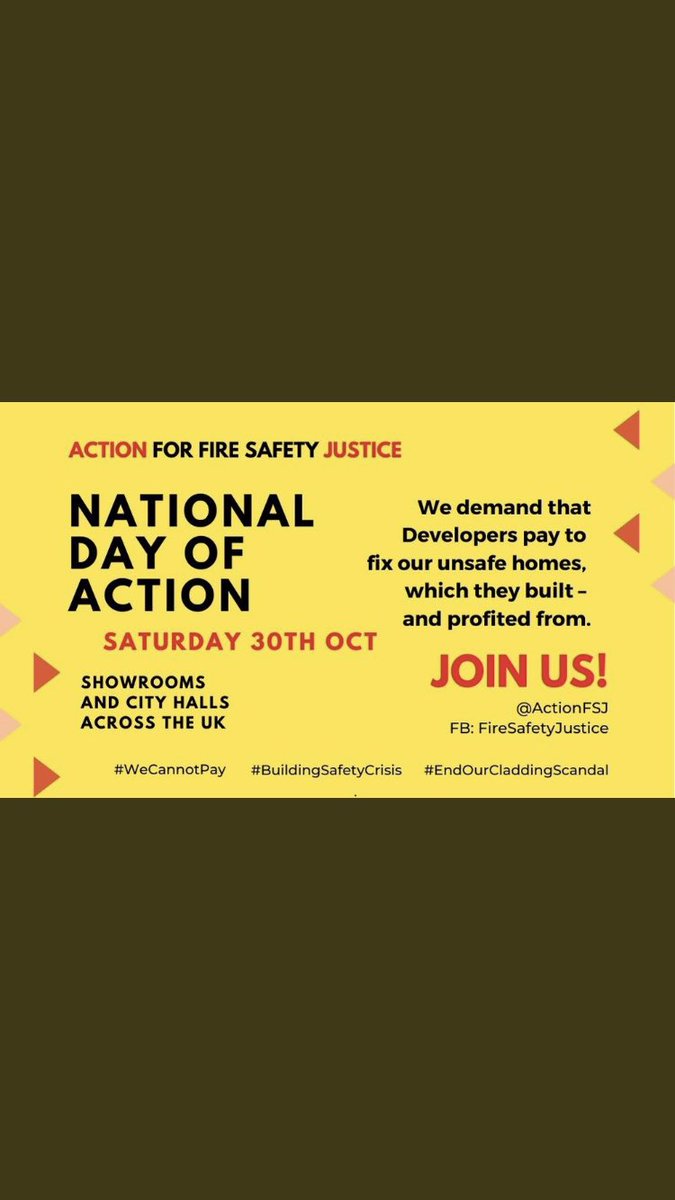 Coming to a Showroom near you!            📣📣📣30th October📣📣📣              Get planning! <a href="/EssexCAG/">Essex Cladding Action Group</a> <a href="/BBCEssex/">BBC Essex</a> <a href="/ECFRS/">Essex Fire Service</a> <a href="/essexlive/">Essex Live</a> <a href="/EOCS_Official/">End Our Cladding Scandal</a> #BuildingSafetyCrisis