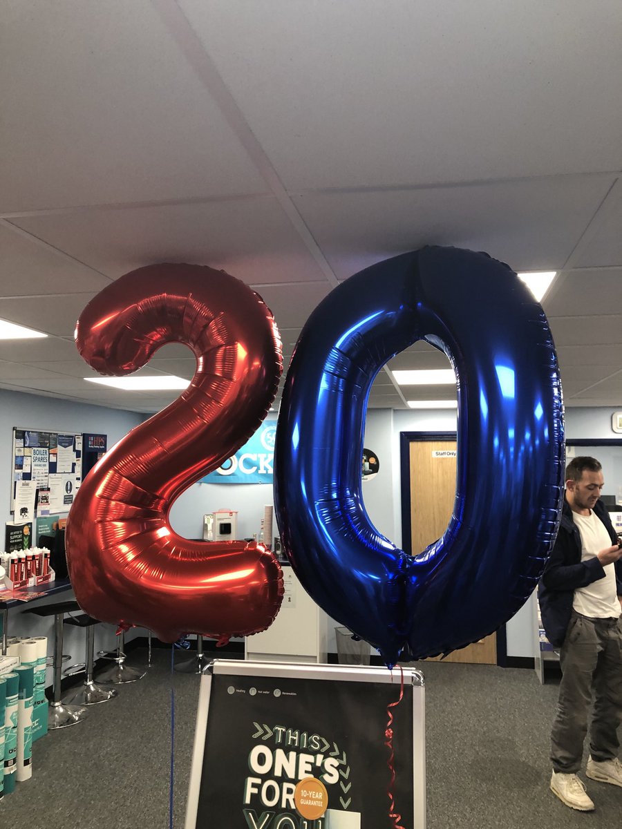 We are Celebrating 20 years of trading today, Come along and grab a slice of the Action.