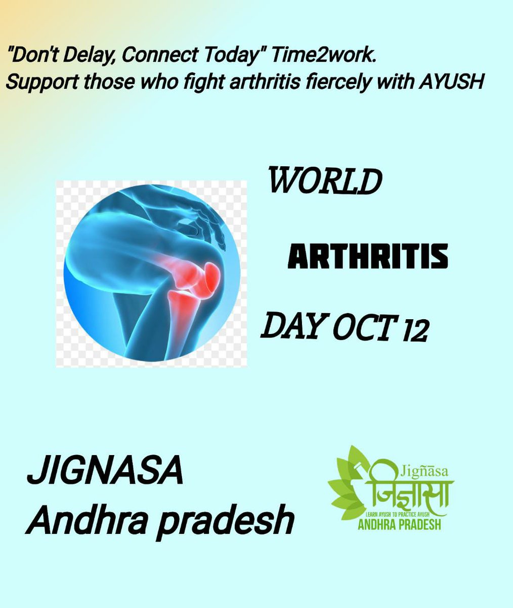 AndhraJignasa's tweet photo. World arthritis day 
#WorldArthritisDay 
@AndhraJignasa 
@Jignasaayush https://t.co/CWSU5c0R19