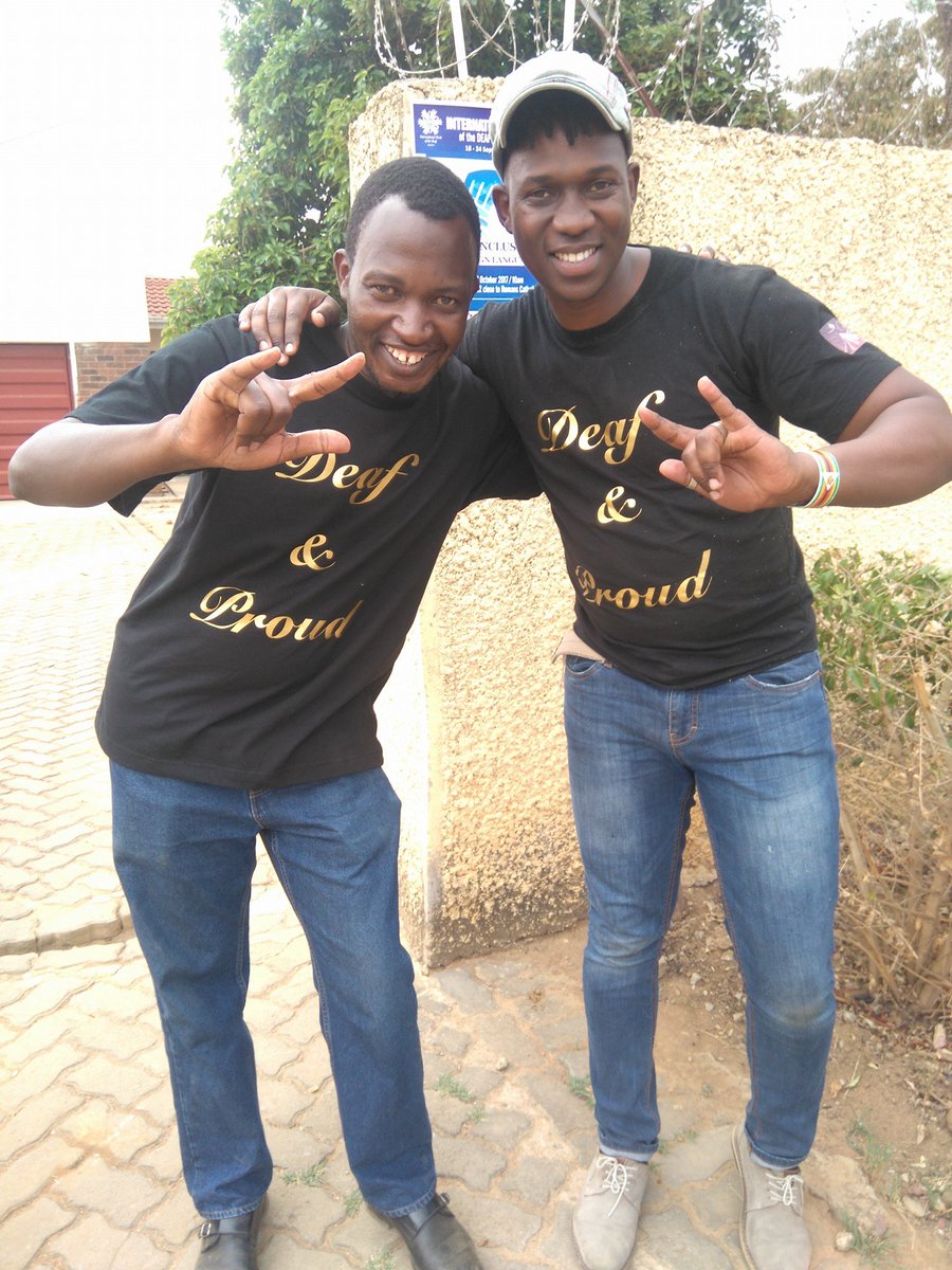 Lovemorechidemo's tweet photo. Deaf and proud. This is my community. @MarvinDeafModel @MapetureKuda1 @sam_signsofhope https://t.co/eVUb1Gnsjn