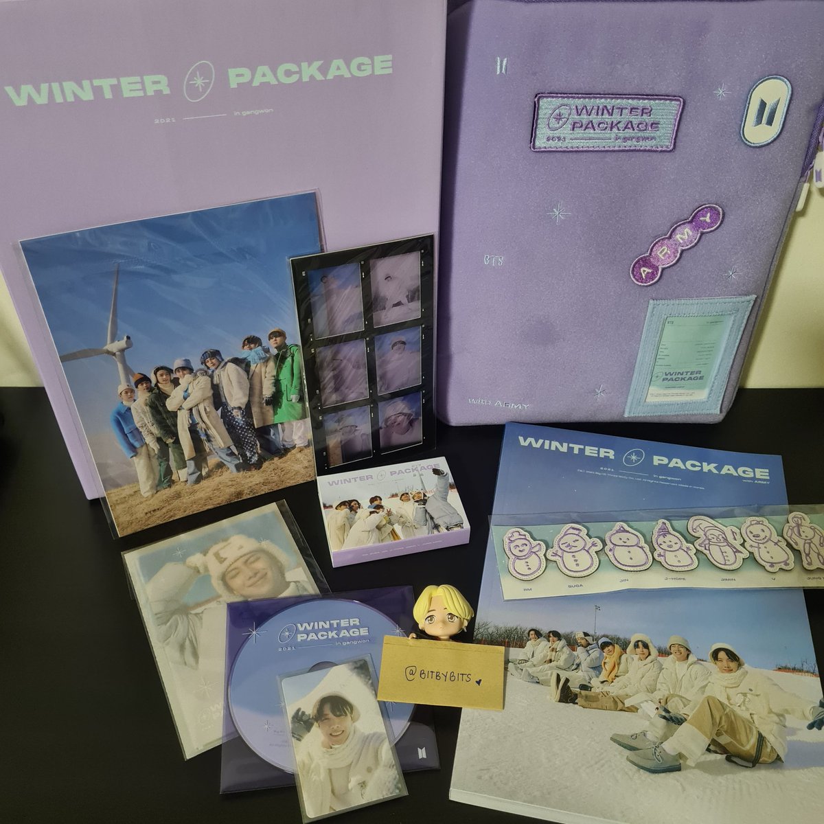aegyoonmin's tweet photo. [Interest Check] wts/lfb 

2021 BTS Winter Package
❄ onhand, unsealed
❄ complete inclusions
❄ Taehyung 6-cut film
❄ Hobi random pc  
❄ 10/10 condition 

Php 4k + lsf
rfs: extra merch
✉ dm if you're interested! ty https://t.co/6IOa0O12X5