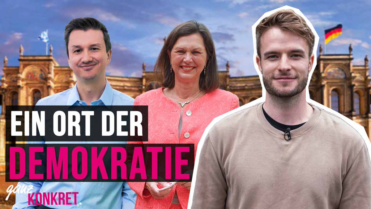 lz_bayern's tweet photo. Warum haben wir in Deutschland den #Föderalismus und welche Aufgaben hat der @Landtag_Bayern? Eine Folge mit Landtagspräsidentin @IlseAigner 
Neue Unterrichtsmaterialien mit Video zum Download gibt es hier: https://t.co/kHrWgyauGz #ortederdemokratie #twitterlehrerzimmer #twlz https://t.co/luCdIOCMHw