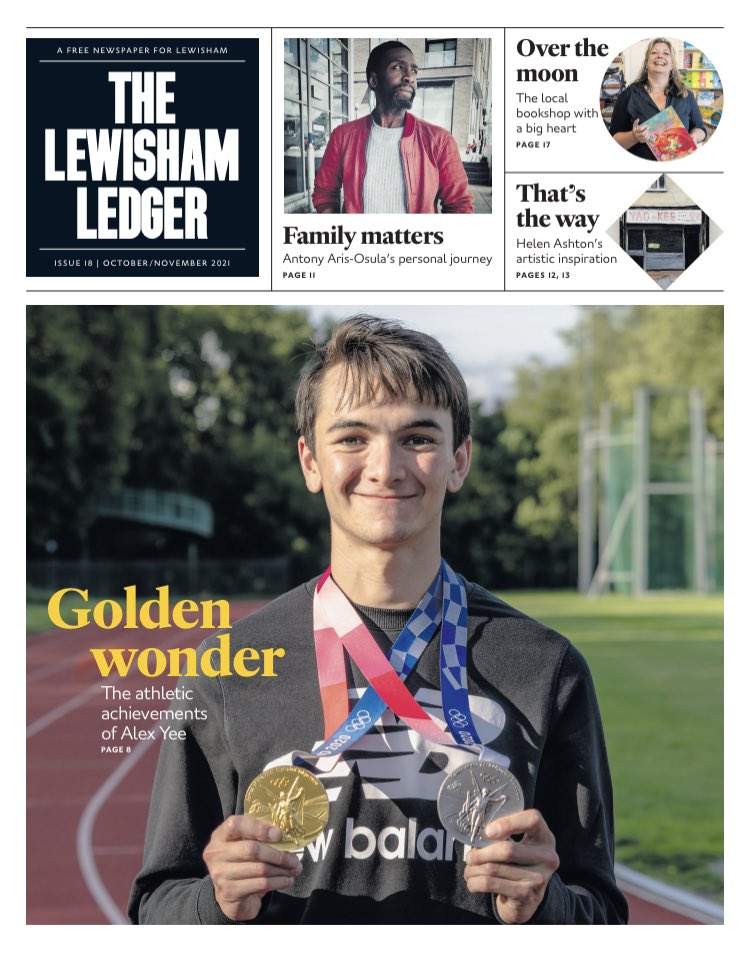 Coming very soon, issue 18 of The Lewisham Ledger! Featured on the front cover: <a href="/Lixsanyee/">Alex yee</a> <a href="/AntonyArisOsula/">CoconutPrince</a> <a href="/moonlaneink/">Moon Lane Books/Ink CIC Bookshop</a> <a href="/patlunch/">Helen Ashton</a> - thanks to all of them for being so great to chat to (and lovely with it too!)