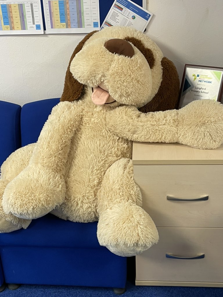 Long4dPrimaryAc's tweet photo. Found a new member of the school to induct waiting in Mrs Lawrence’s office today! #christmasfair https://t.co/gSk2wxAwCO