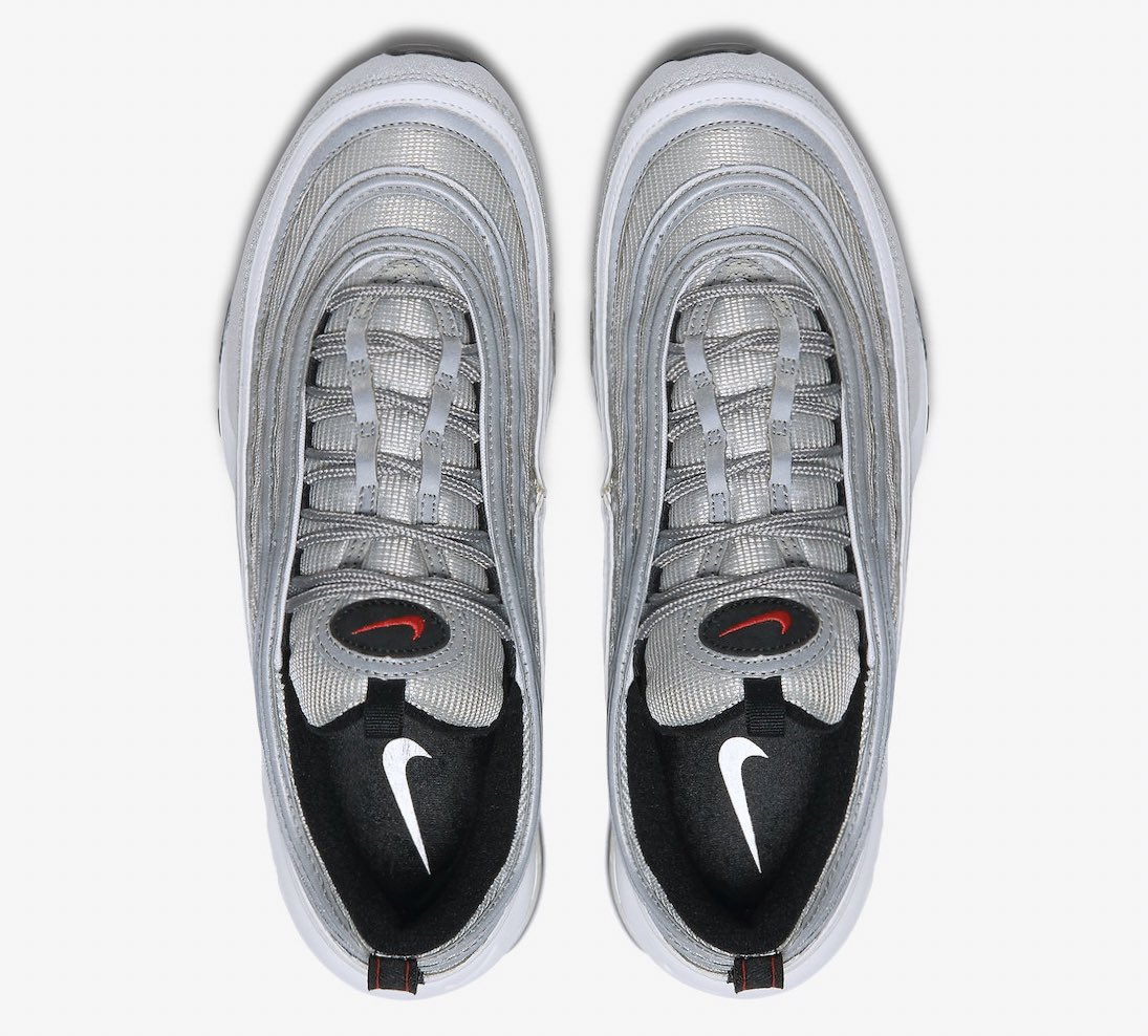 viewsfrance's tweet photo. À l'occasion de ses 25 ans, la Nike Air Max 97 "Silver Bullet" fera son retour en 2022. https://t.co/9pKk8d2wHr