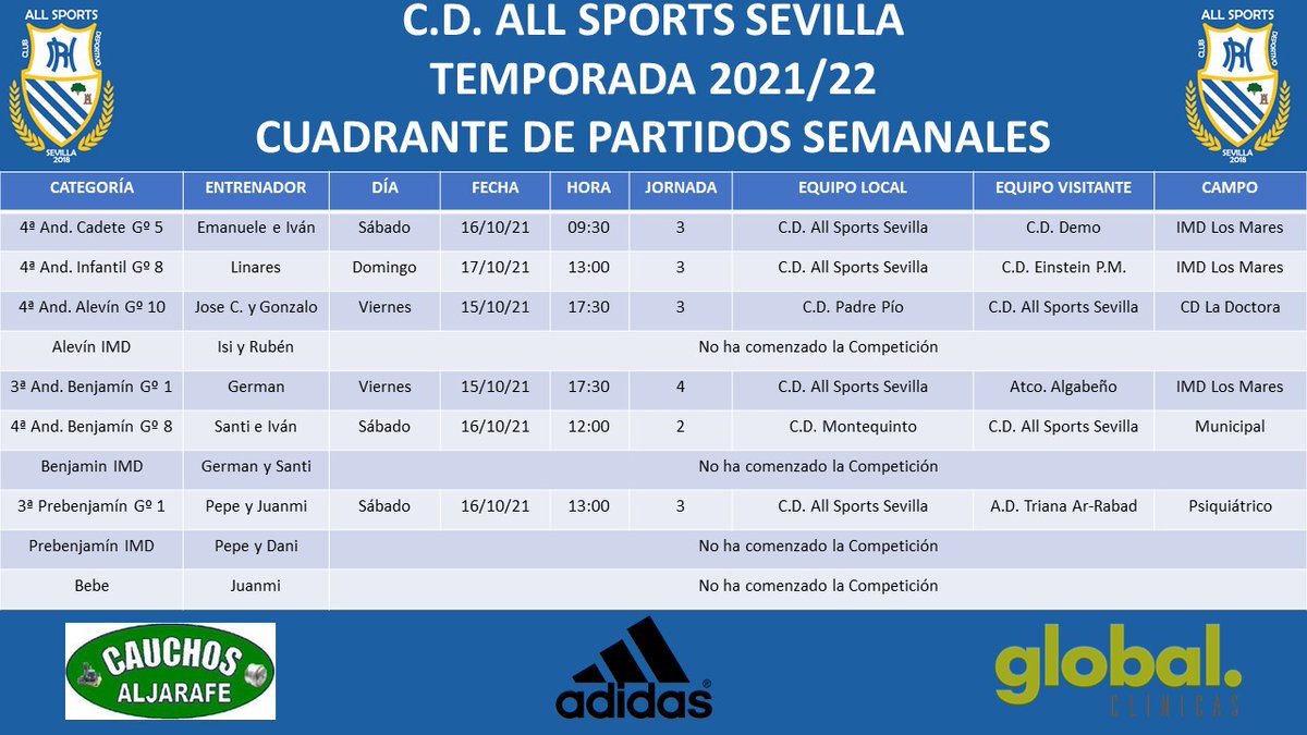 CDALLSportsSev1's tweet photo. Programación Semanal https://t.co/joY1Kx48Kg