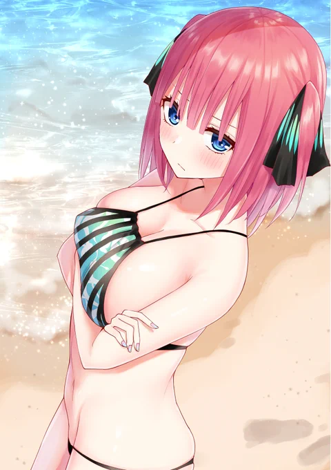 #秋だけどまだ全然暑いので水着絵再掲してもいい 