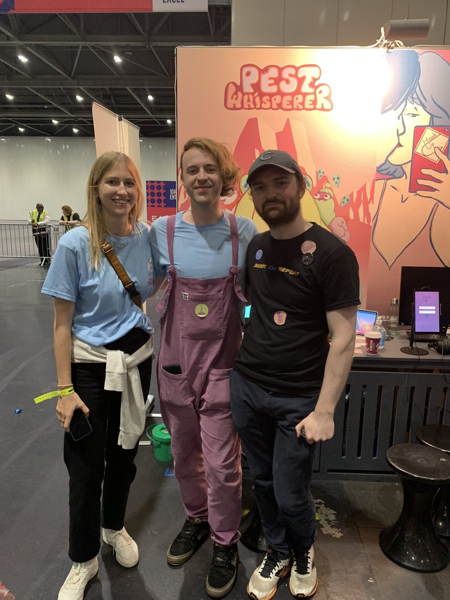 PestWhisperer's tweet photo. We had a lovlii time at @EGX this year!

Thank you again to everyone who played @pestwhisperer 🤗🐛 

@nftsfilmtv @nfts_games #indiedev #gamedev #indiegame #EGX2021 https://t.co/YDS3jM4tnx