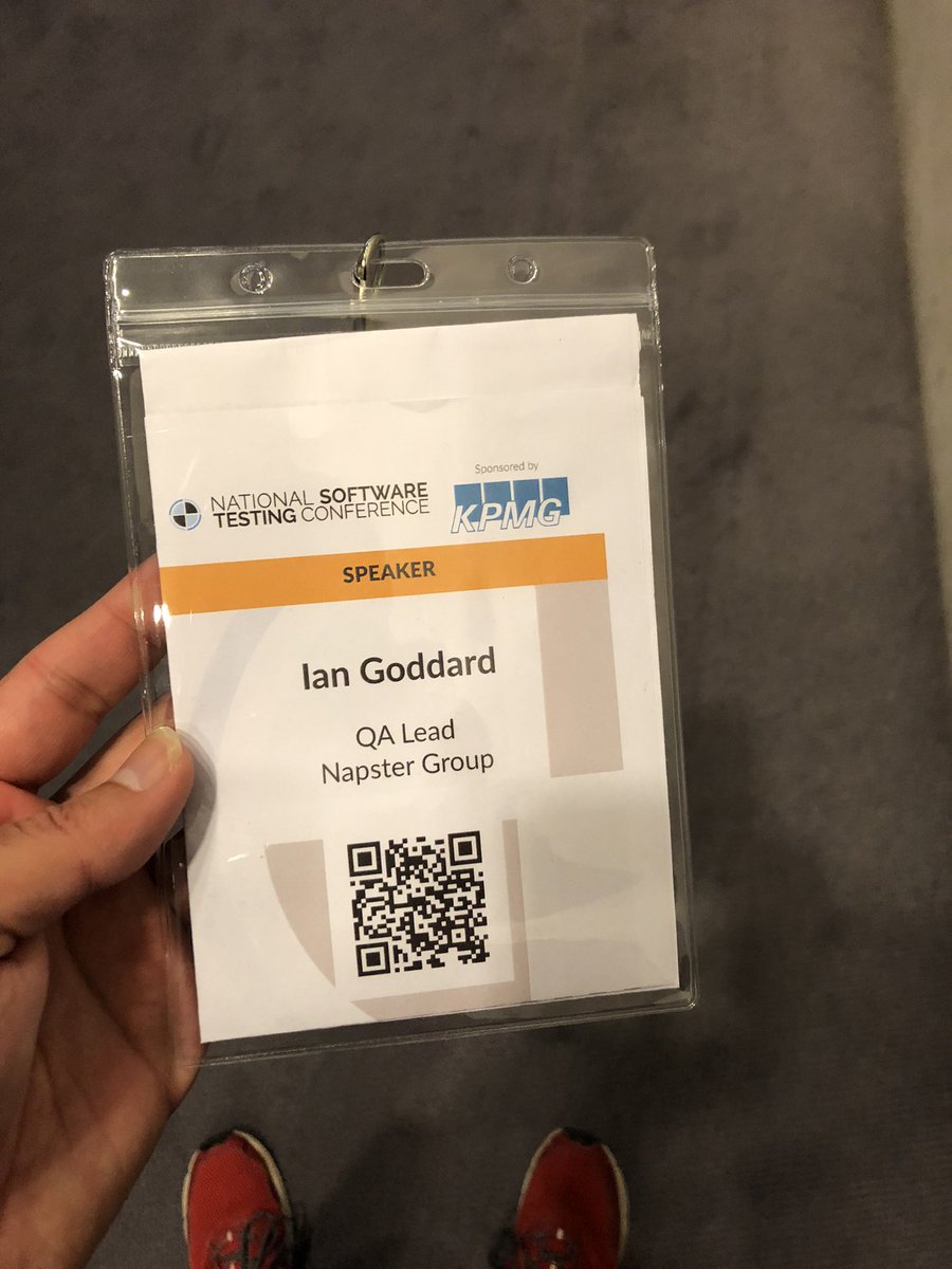 IanGoddard88's tweet photo. Ok guys, come find me if you want a chat!... Also come see me speak tomorrow (12:35 - BP Lecture Theatre) come learn about video testing! #NationalTestConf #testingtalks https://t.co/6IxR43H9NG