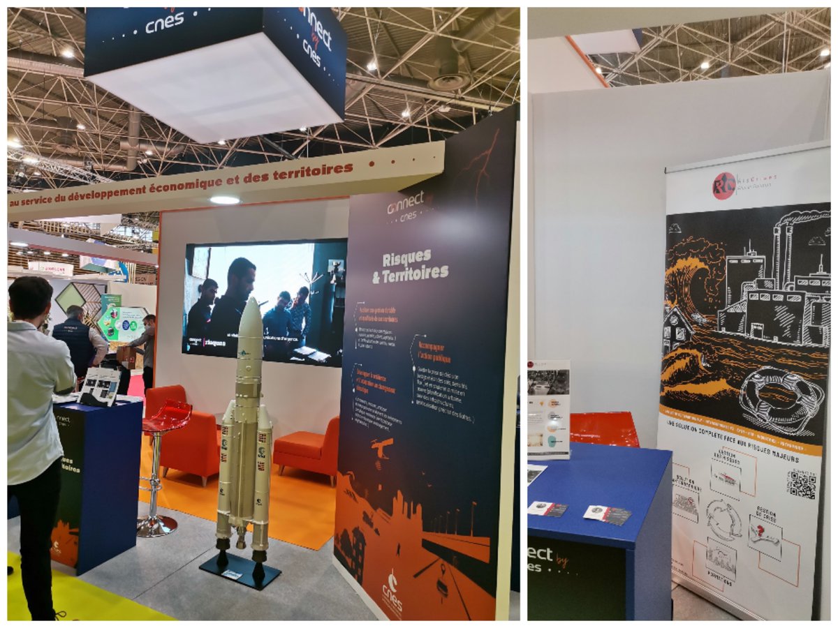 RISCRISES's tweet image. Cette semaine c&apos;est #Pollutec !

 👉 Aujourd&apos;hui, retrouvez-nous sur le stand du @ConnectbyCNES  ! 🚀
Venez discuter avec nous autour de la thématique #Risques et #Territoires !

#Risques #Crises #Cnes #Cartographie #Pollutec2021 #Polluteclyon #Riscrises