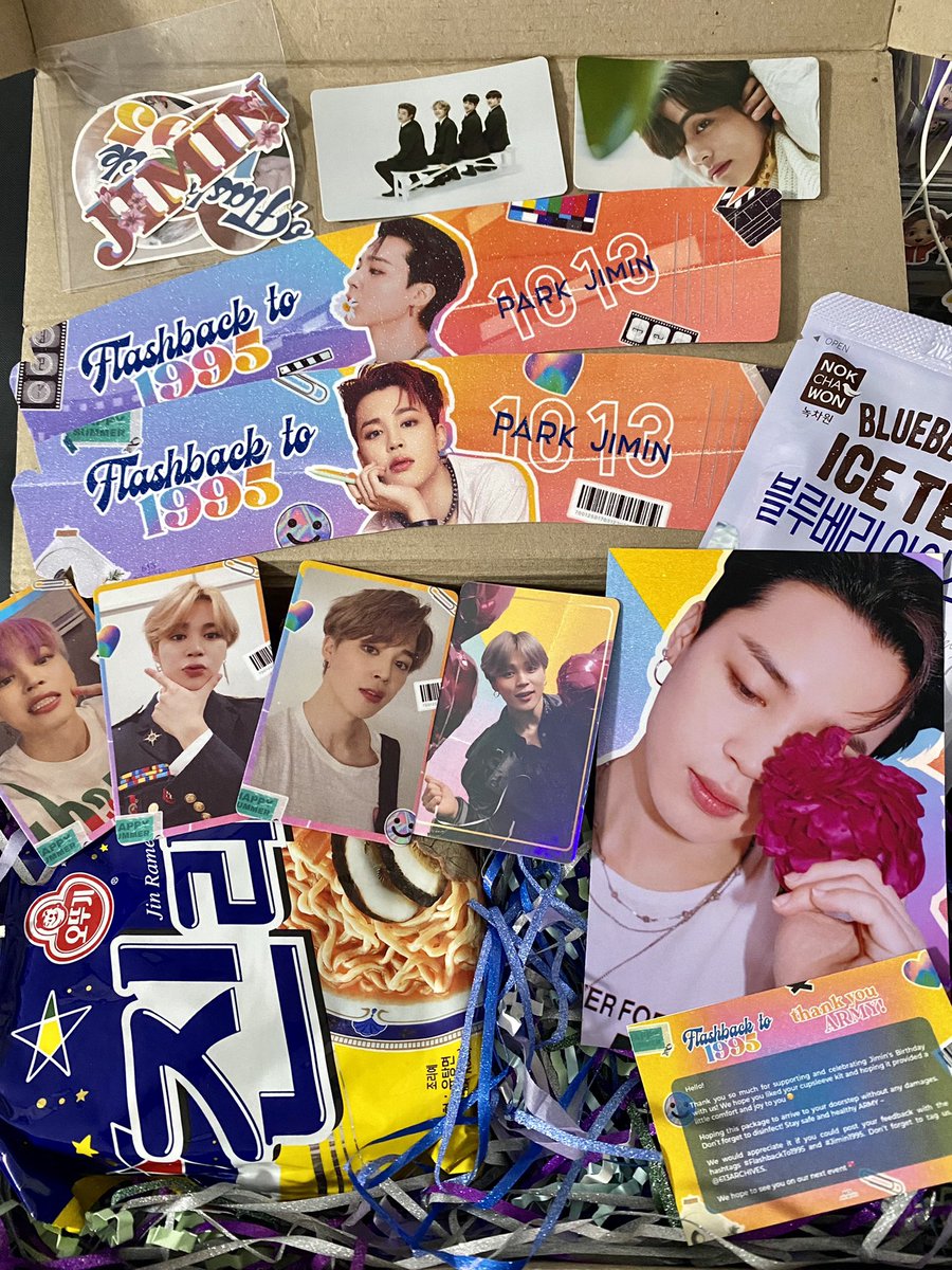 Shaynecart8's tweet photo. Just on time for Jimin’s birthday. 😊 Thank you @613ARCHIVES for Mimi’s cs event. 😊 #HappyJiminDay 🥳 https://t.co/uKfSncuehu