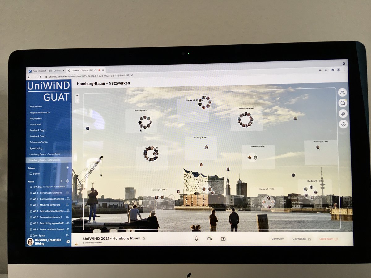 Nochmals vielen Dank an alle aktiv Beteiligten und Teilnehmenden an unserer Jahrestagung 2021 "Für moderne Promotionskultur(en)"! <a href="/unihh/">Universität Hamburg</a> <a href="/hrahamburg/">Hamburg Research Academy</a> 
Einige Tagungsergebnisse sind jetzt auf unserer Homepage verfügbar: uniwind.org/tagung2021