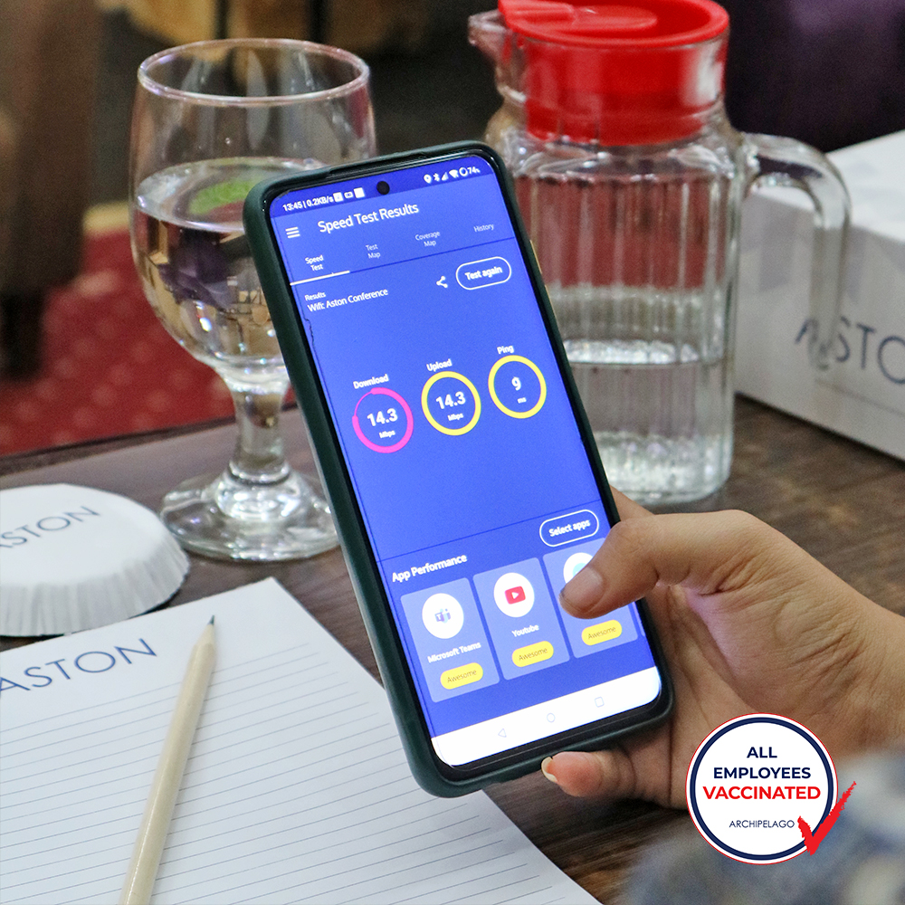 astontpi's tweet photo. Tingkatkan produktivitas Anda dengan bekerja dari hotel. ASTON Tanjung Pinang dapat menjadi salah satu pilihan tepat untuk koneksi wifi yang kencang dan stabil.  Hubungi kami untuk info lebih lanjut dan pemesanan.

#aston #tanjungpinang #staysafe #trustedhotel https://t.co/twbq21V6ZF