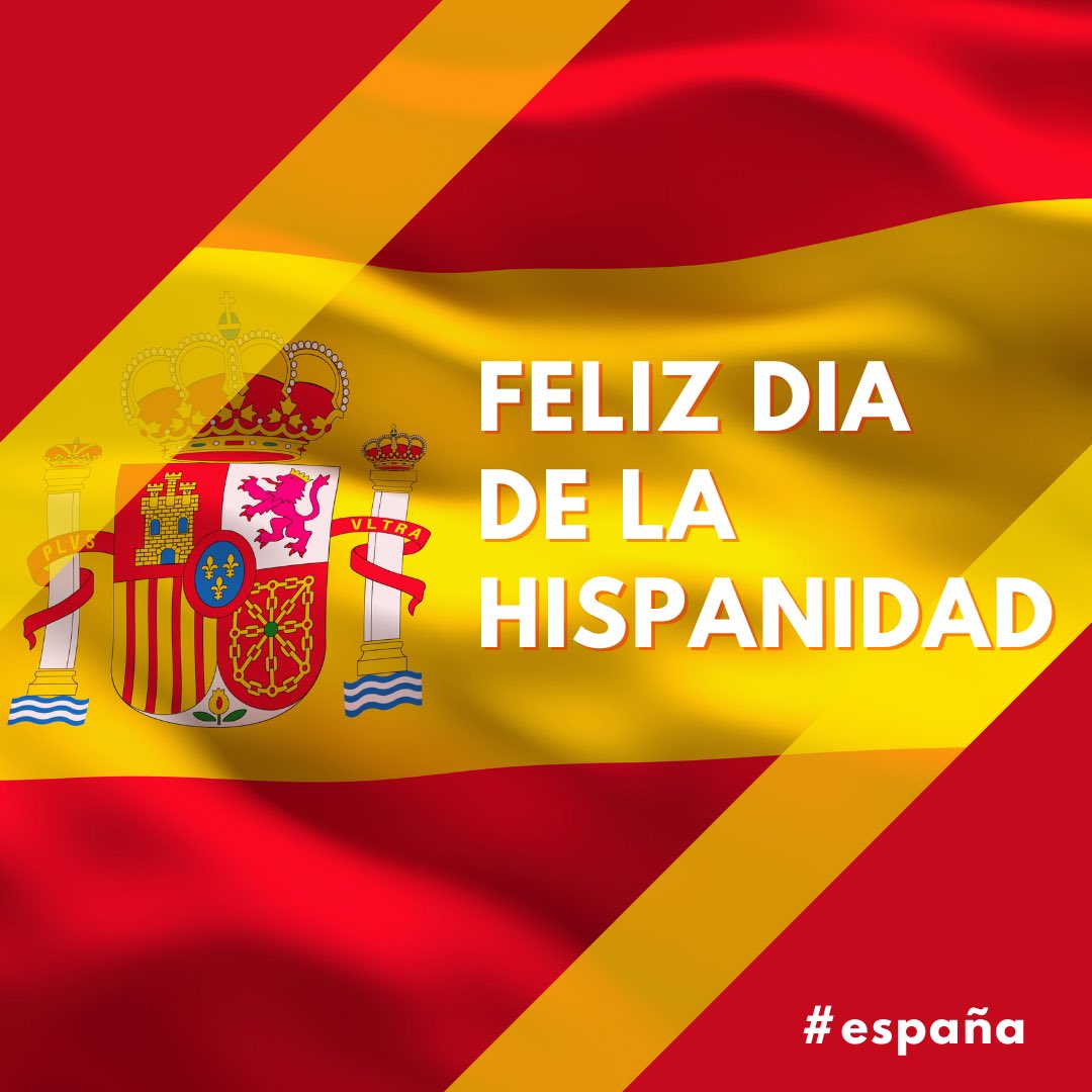 derrocamiento Terminal Hora Servigest Burgos BSR on Twitter: "Feliz día de la Hispanidad #españa🇪🇸 # hispanidad #diadelahispanidad #12deoctubre #fiestadelpilar  https://t.co/iImlkyNqiP" / Twitter