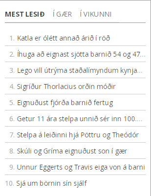 Eitthvað í loftinu þessa dagana?