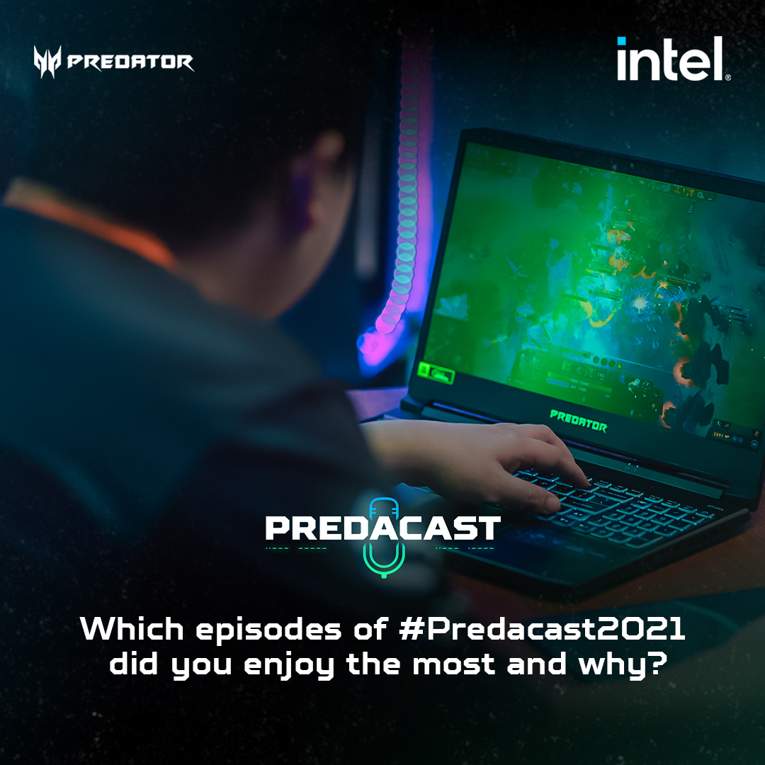 predatorph's tweet photo. Here at Predator and Intel Gaming, we always strive to be better. Which episodes of #Predacast2021 did you enjoy the most and why?
Share your answers in the comment section for a chance to be one of the ten winners of our limited Protege shirt!
#ItLiesWithin
#intelgamingph https://t.co/iT7VlFMxQx