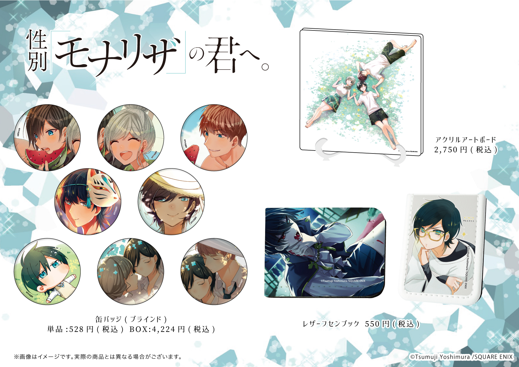 性別「モナリザ」の君へ。 アクリルパネル