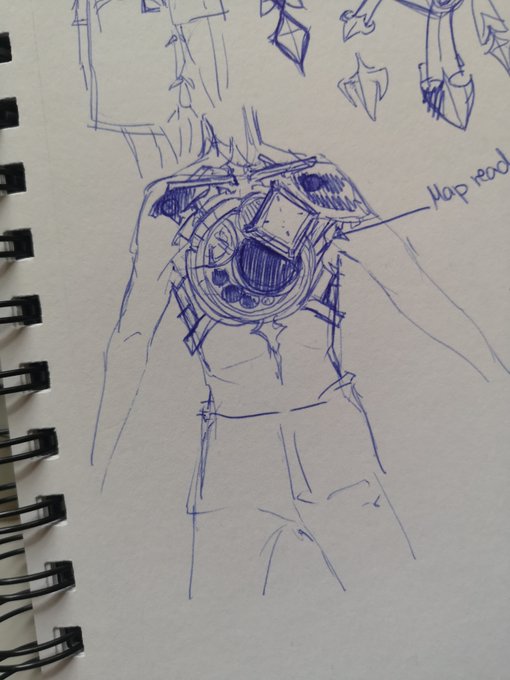 Also ive been thinking about how i wanna make his time travel powers and ive come to the conclusion that CYBORG, HUMAN TIME TRAVEL CARD READER KARL LMAO 