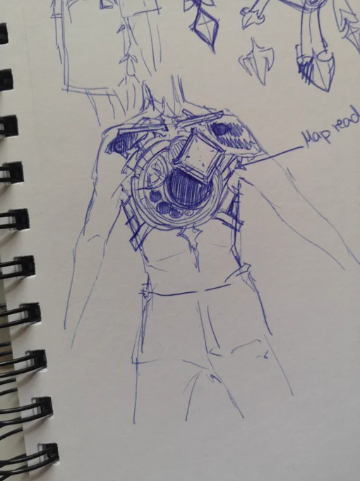Also ive been thinking about how i wanna make his time travel powers and ive come to the conclusion that CYBORG, HUMAN TIME TRAVEL CARD READER KARL LMAO 
