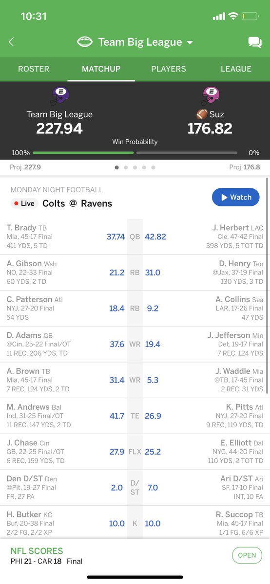 keekee_lashay's tweet photo. Match your boards 😭🤘🏾or #RETWEEET 

#2021fantastyfootballweek5 
5-0 👀 https://t.co/GKcirjWI3J