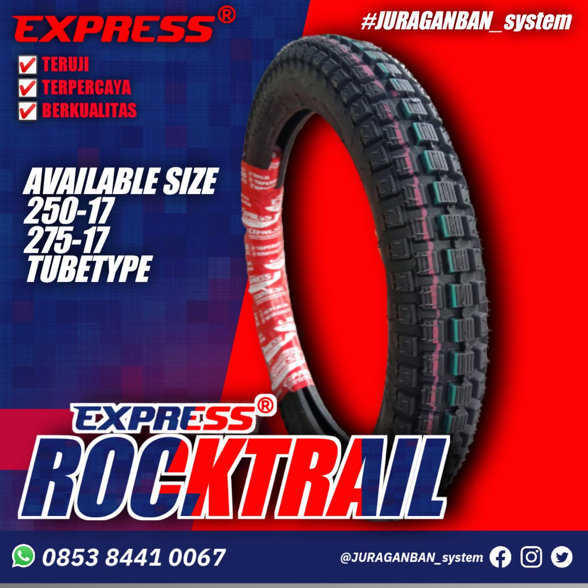 MaxRyan00001's tweet photo. Order ban motor di #JURAGANBAN_system 

Response lebih cepat ke WhatsApp Official kami aja bos ☺️
085384410067
Gak Usah Simpan Nomer 
WhatsAp ku Klik aja link nya

Terima kasih 
https://t.co/3AAOokZ5BH  

#banmotor #ban #indonesiakeren https://t.co/AKi0eo8HsO