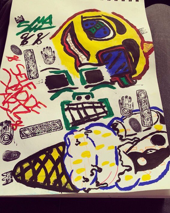 vantablack9696's tweet photo. #Selfmodeartz #namastebitches #vantablack @vantablack9696 @LILUZIVERT @BhadBhabie @ladygaga @skinnyfromthe9 https://t.co/qVEDuW3T4K