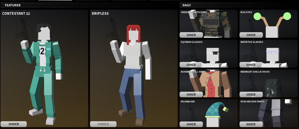 BBDailyShop's tweet image. Daily Shop 11/10/2021 (Tuesday)
#robloxgame #robloxfps #roblox #badbusiness