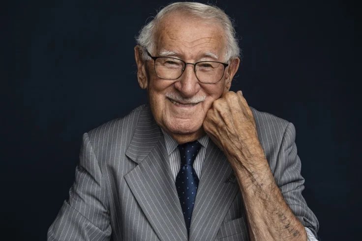 doug_griffiths's tweet photo. Rest in Peace Eddie Jaku. Today Australia and the World lost a treasure, and we will be poorer for his passing, but richer and wiser for lessons he taught and left us to ponder. #RestInPeace https://t.co/7KXcN3D5La
