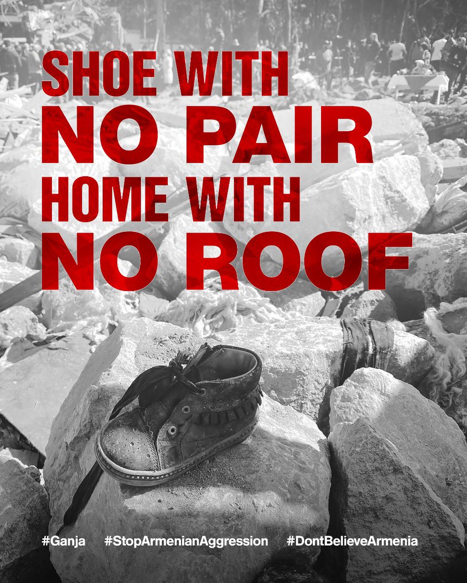 Don’t Believe Armenia #ArmenianWarCrimes #Armeniakilledchildren #Armenianaggression #Ganja
#SABAH2021