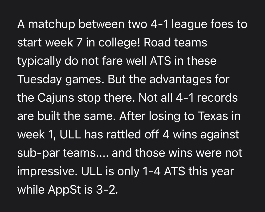 PSAnalytic's tweet image. #tuesdayfootball #Appstate vs #ULL we have a #2star winner #bet #appalachianstate -5 #mgmbet #Lafayette #PSanalytics #psa #bettingtips #bettingadvice #bettingtwitter #wiseguys #GamblingTwiitter