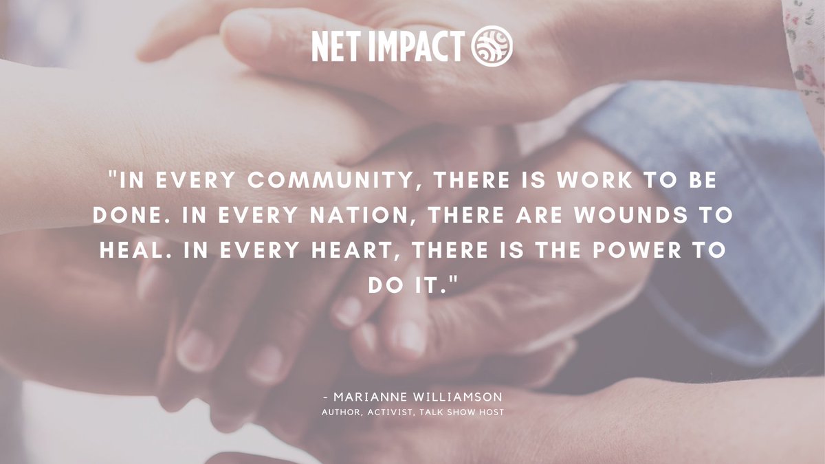 Your actions can #makeadifference 🙌 

Being a #changemaker can happen on international, national, state, and local levels. You can make a positive impact wherever you are, whenever you see a problem.

Tag a #socialimpact leader in your community in the replies!