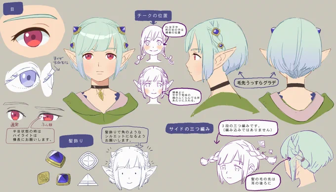 Development Concept Art: Ena #MHStories2 