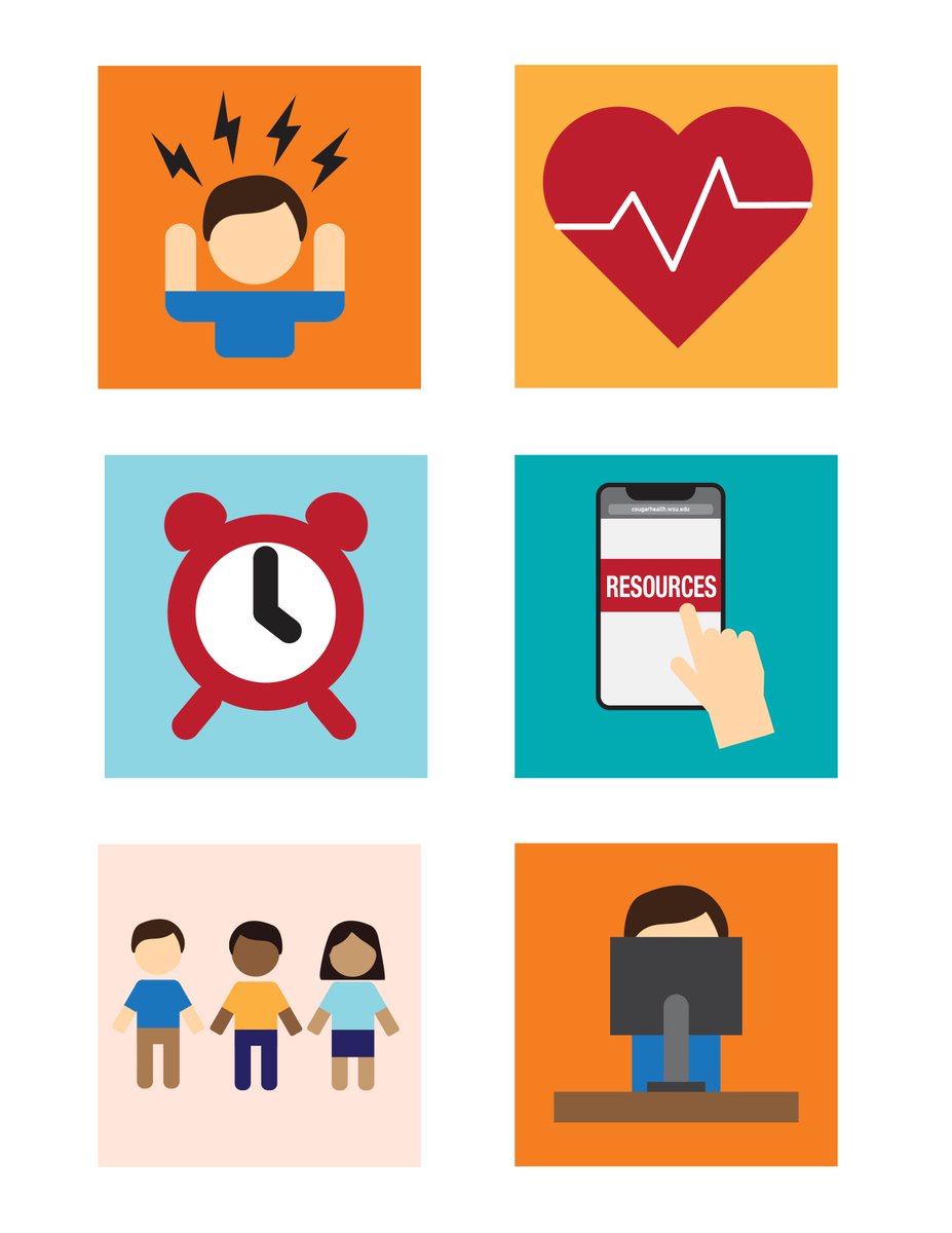 IretaCOM210's tweet photo. Here are some icons I created for an infographic about Anxiety and time management

#MurrowUGLife #com210 #icons https://t.co/fo5vX8RfsK