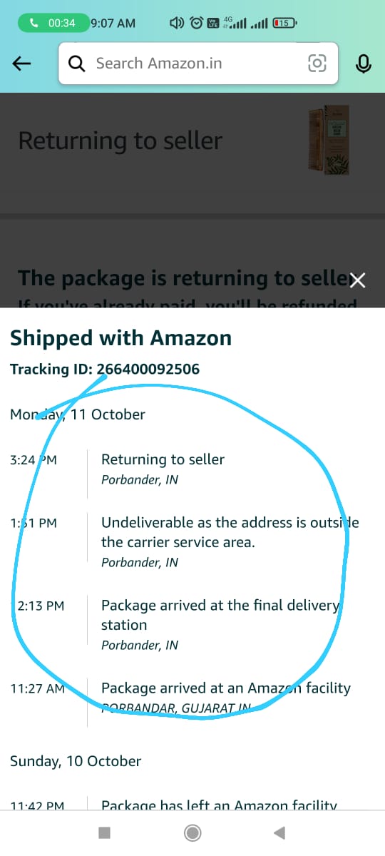 RajeshModhavad2's tweet photo. @amazon @PrimeVideo Your courier service is too bad.... Blue dart courier didn't call me or not informed me about courier and cancel it self....... If you can't dilivered product then why waste our time and money too......#Amazon #BycodeAmazon #Scamamazon https://t.co/FKGtrXT7Em
