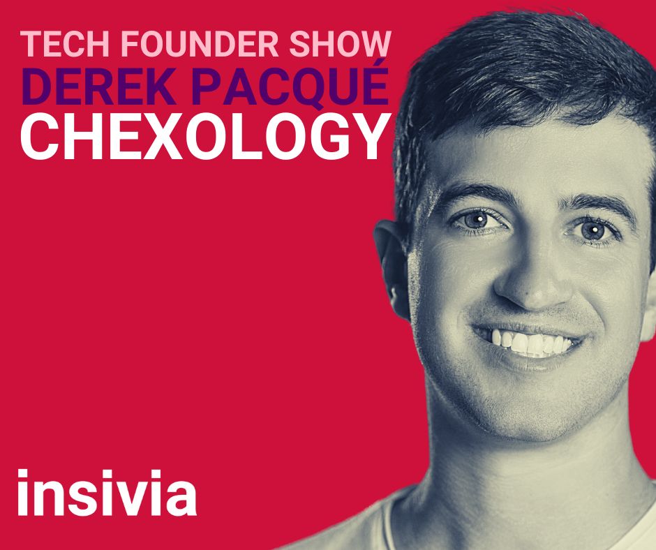 Chexology's tweet image. Tune in tomorrow at 11:30 a.m. CT/12:30 p.m. ET as Derek Pacqué joins @insivia on their #TechFounderShow. Stream the live interview here: bit.ly/3v3zoCc #chexology #hospitality