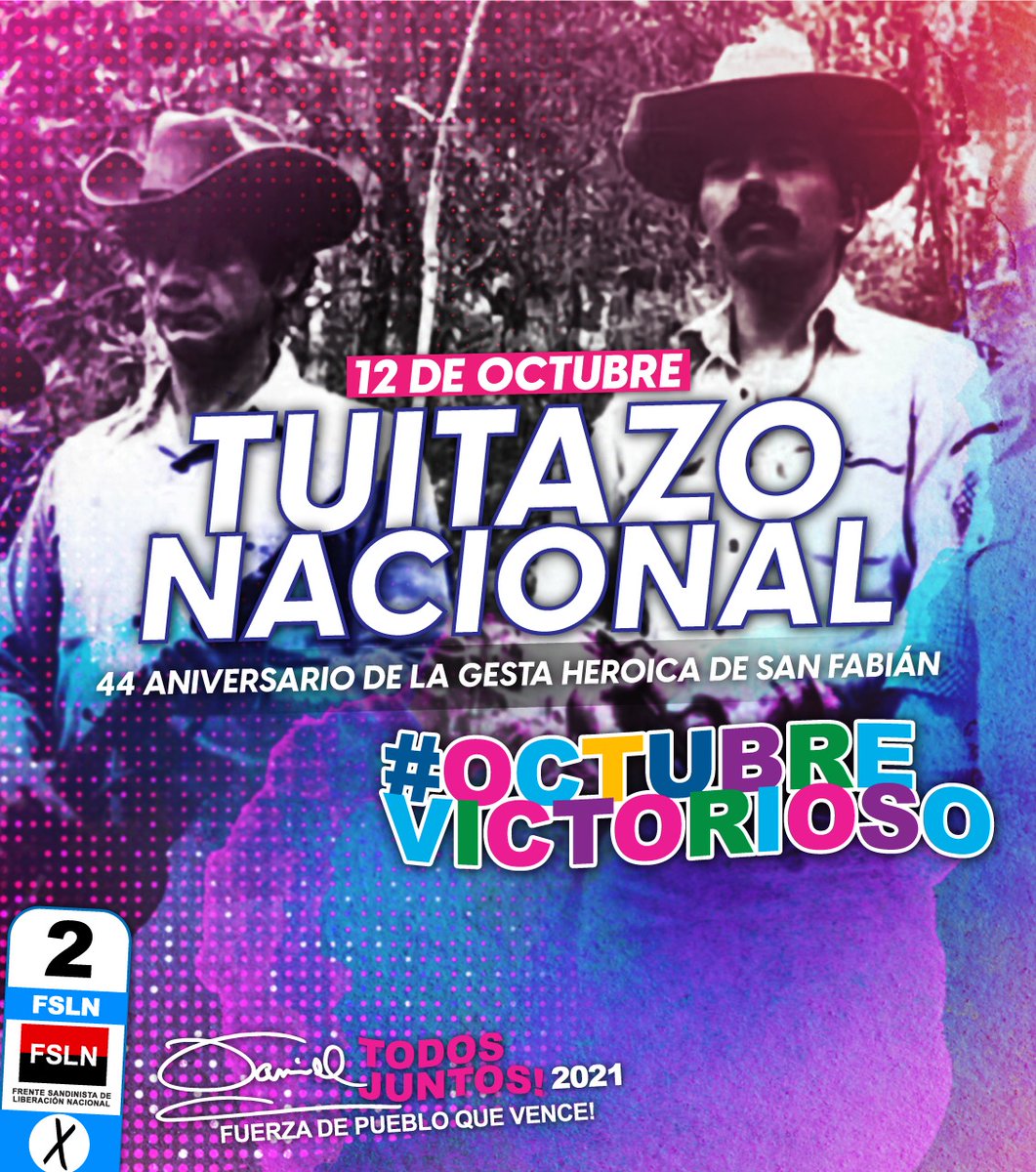 RedJSMatNE's tweet photo. ✅Este 12 de octubre todos juntos,💪🏻 Tuitazo Nacional #OctubreVictorioso .✊🏻❤🖤 https://t.co/DmH5fQiauV