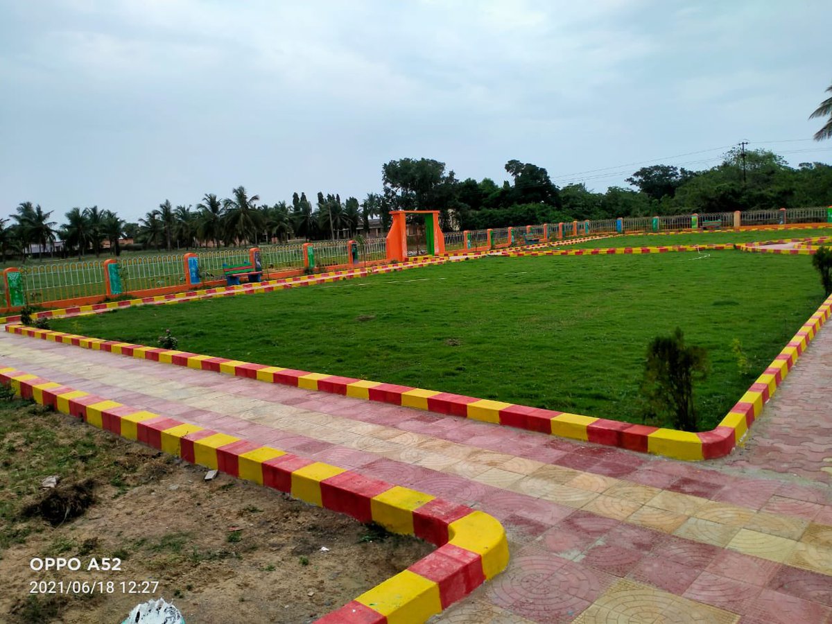 dm_puri's tweet photo. Rural park in Bajrakote GP, Krushnaprasad block. Good work by block team 👏🏼 https://t.co/hNDmh43fVC