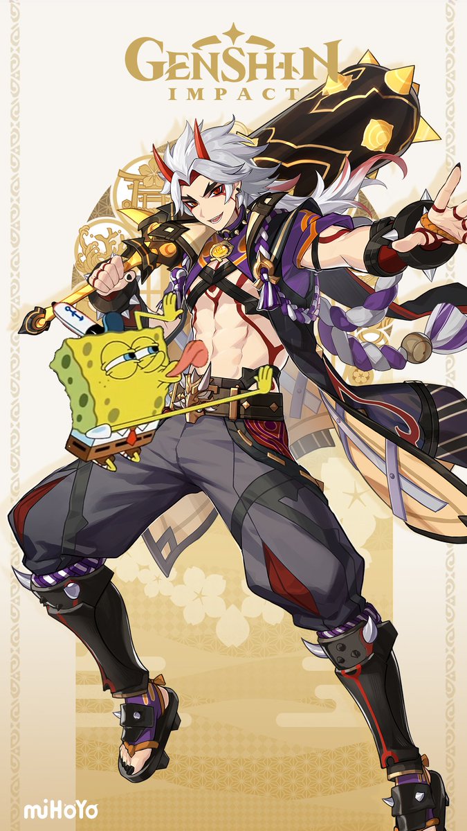 _tacoc0's tweet photo. Every genshin players who find Arataki Itto hot https://t.co/1wVn2lt41z