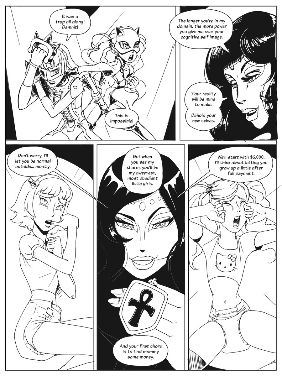 Pizzaba35405827's tweet photo. Princess and Kitty

I'm not too well read on Persona and how things work, but we're just gonna go with this. I need to give these games a play at some point.

Couple more sketches from my latest Patreon polls coming soon! https://t.co/yjczwqZowT
