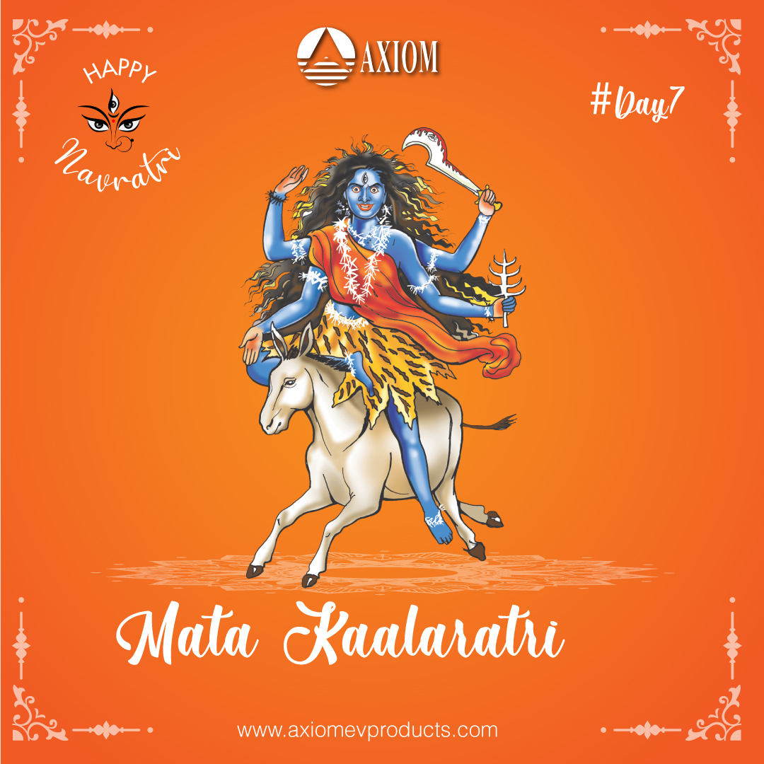 Axiom_ofl's tweet photo. #Mahasaptami
#KaalRatri is also known as #Shubhamkari, which means the "does of good". She is a fearsome manifestation of Durga with dark skin, dishevelled hair, three eyes and four arms. 
 #ev #AxiomEvChargers #emobility 

#HappyDurgaPuja https://t.co/ZLWJZ33XiB