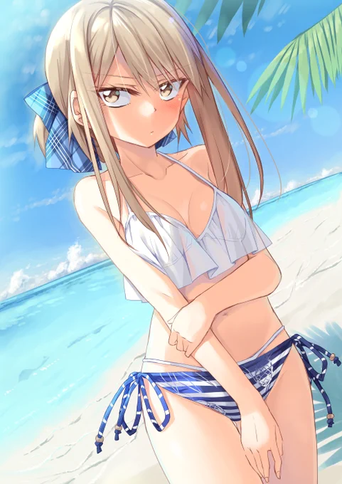 #秋だけどまだ全然暑いので水着絵再掲してもいい
まだまだ暑いもんね…!! 