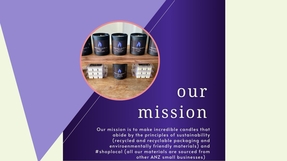 AltCandleCo's tweet photo. Our products are made with ethically sourced, environmentally friendly (sustainable) materials, #shoplocal is an important ethos &amp; our product line is built on supporting other ANZ small biz - when you shop with us you are also part of that eco-system! 

Thanks for the support :) https://t.co/gz0iNH6aWk