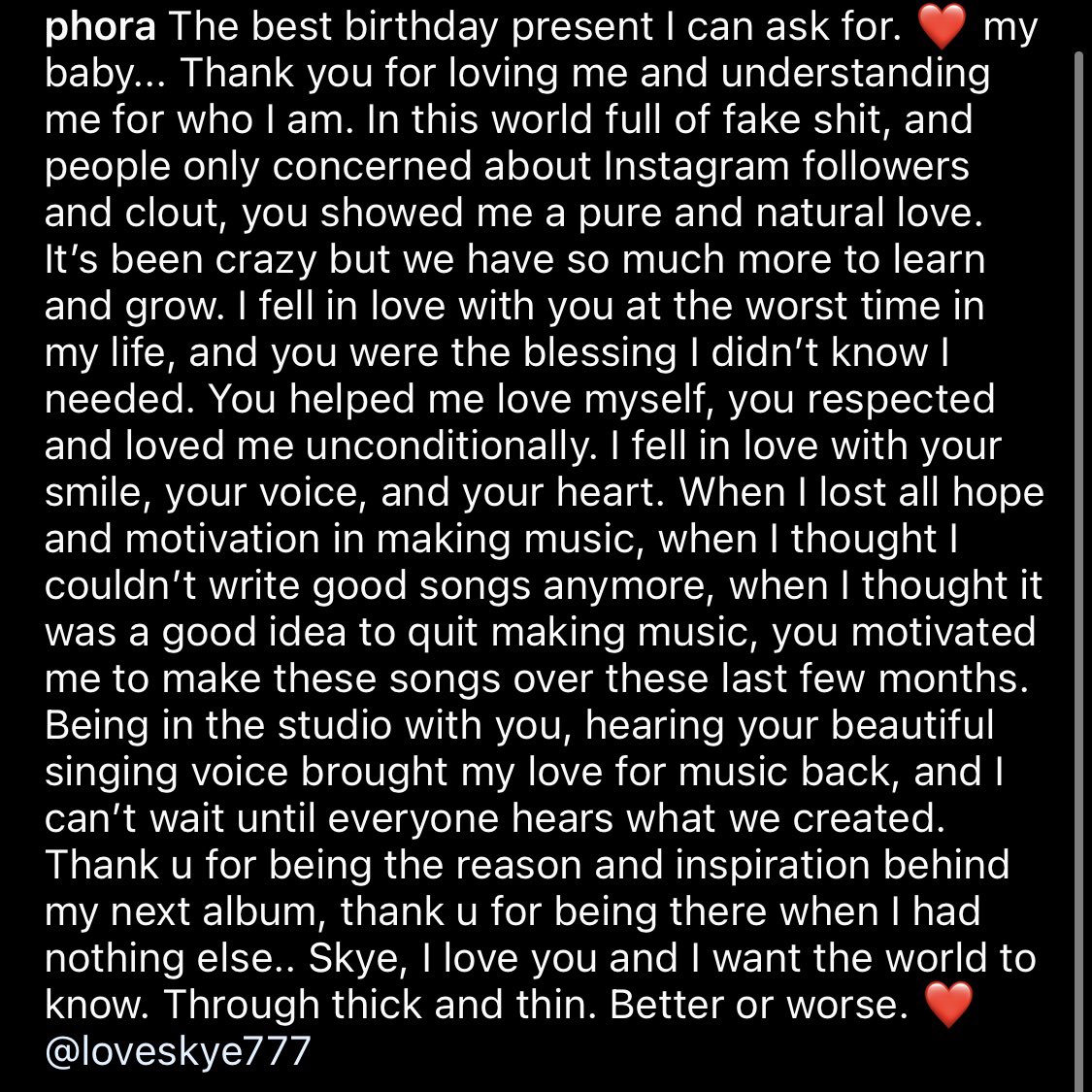 PHORAONE's tweet photo. The best birthday present ever. ❤️ https://t.co/rNHzr2d8a2