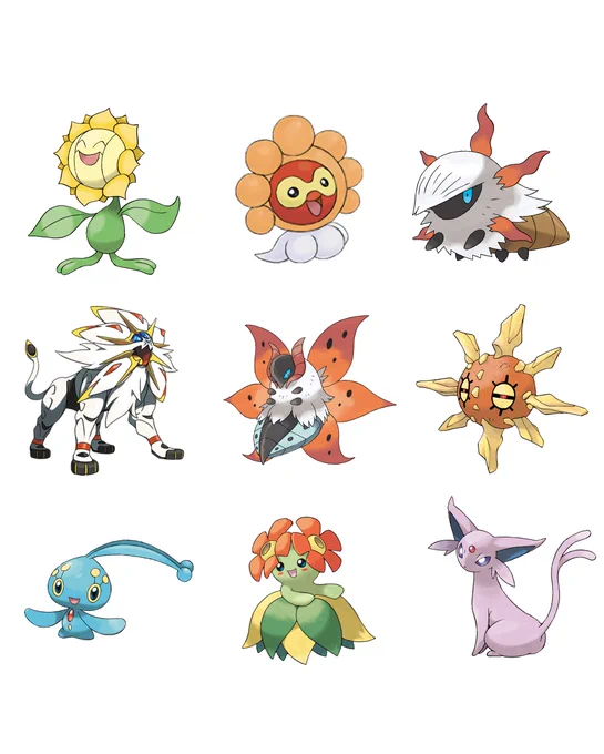 この中からぶんるいが「たいようポケモン」の種を選びなさい とか難しそう。 