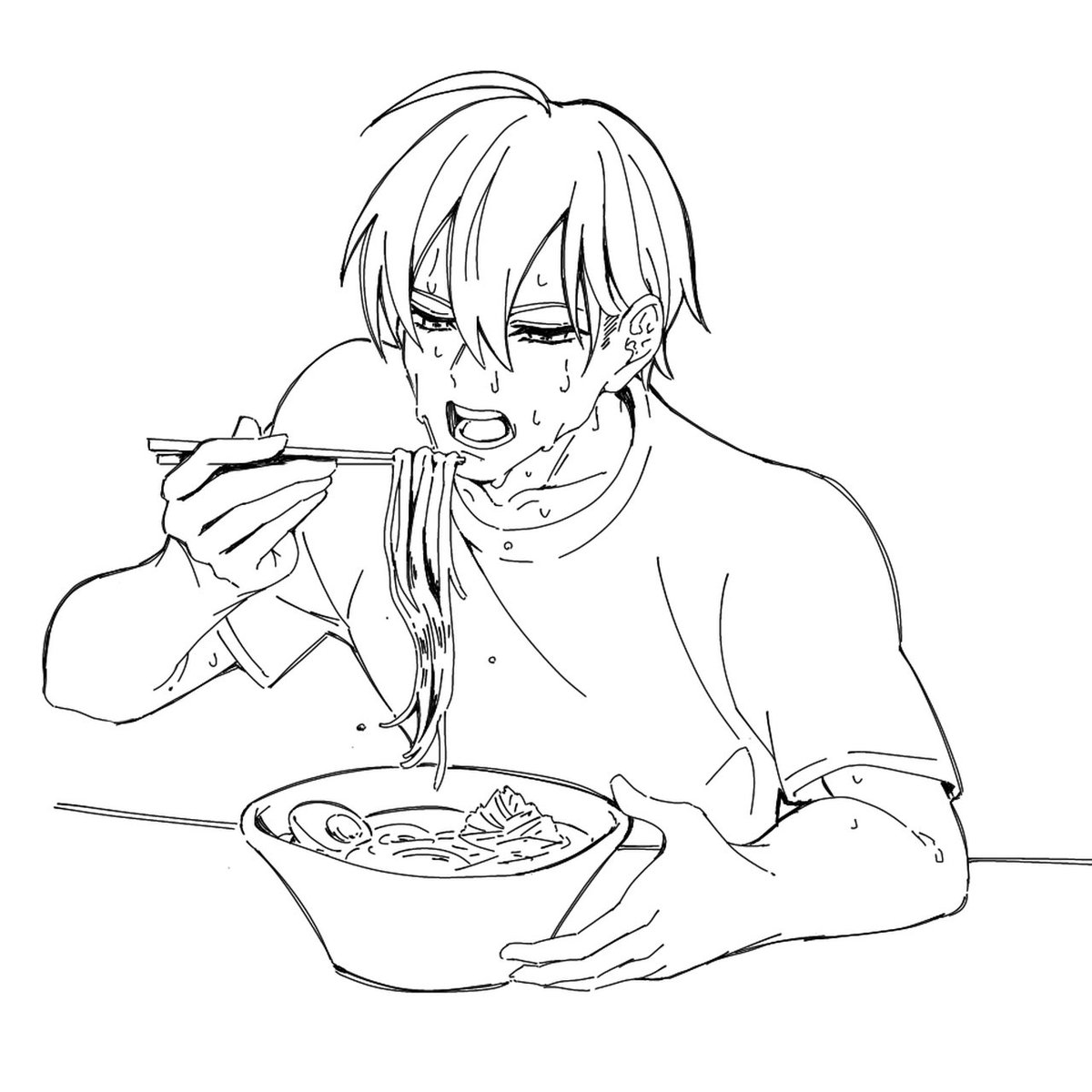 ラーメンをくう 
