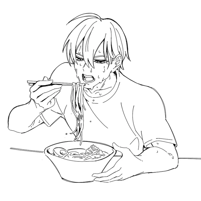 ラーメンをくう 